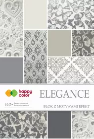 Happy Color Blok z motywami ELEGANCE, A4, 200g, 10 arkuszy 10 kartek