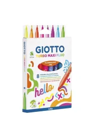Giotto Pisaki Turbo Maxi Fluo 8 kolor�w