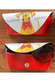 Alex Clark Etui na okulary GL06 Pies w okularach