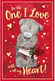 Carte Blanche Karnet holograficzny 3D For the One I love