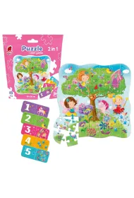 Puzzle w saszetce 49 el. Wr�ki + mini gra Roter Kafer