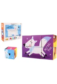 Puzzle Klocki torebka z akcesoriami czerwona Pro Kids