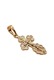 Zawieszka Krzy�yk Poz�acany 22x12mm