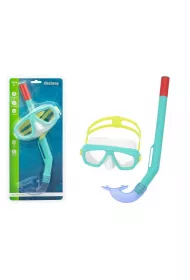 Maska z rurk� do nurkowania niebieska Bestway