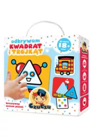 Puzzle Odkrywam kwadrat i tr�jk�t Bright Junior Media