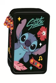 St. Majewski Pirnik szkolny potrjny z wyposaeniem Stitch Black Aloha