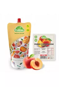 Purena Pulpa puree brzoskwiniowe 100% 1 kg