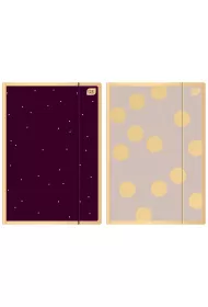 Interdruk Satin Gold Teczka z gumk papierowa A4 Satin Gold 3
