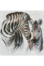 Ideyka Diamentowa mozaika - Pasiaste �ycie 40x40cm