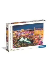 Puzzle 6000 el. High Quality Collection. Las Vegas Clementoni