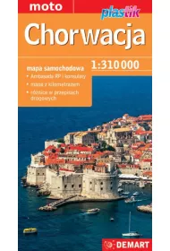 Chorwacja. Mapa samochodowa 1:310 000. Plastik
