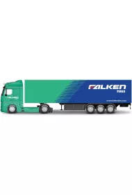 Bburago model street fire haulers trailer firestone racing 1:43
