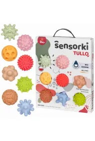 Sensorki Tullo Pi�ki sensoryczne 8 szt. bez dziurki pastelowe