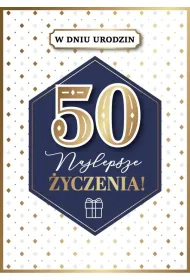 Armin Style KARNET URODZINY 50 B6 Z KOP AS GM-1219 FOL