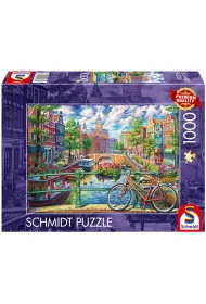 Puzzle PQ 1000 el. Kana� Amsterdamski Schmidt