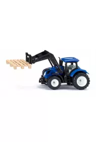 Siku 15 - Traktor z wid�ami i paletami New Holland