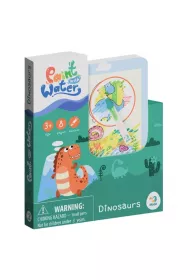 Malowanka wodna z markerem Dinozaury