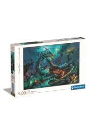 Puzzle 3000 el. HQ The Underwater Battle Clementoni