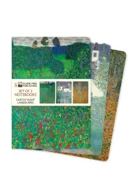 Flame Tree Zestaw 3 notatnik�w A5 Gustav Klimt Krajobrazy