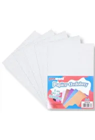 Polsirhurt Papier ozdobny A4 brokatowy srebrny 140g 5 szt.