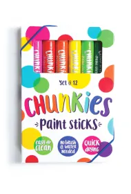 Kolorowe Baloniki Farby w kredce Chunkies Paint Sticks 12 szt.