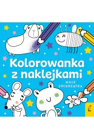 Kolorowanka z naklejkami. Ma�e zwierz�tka