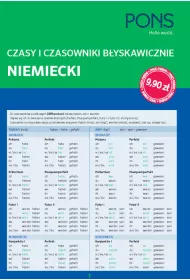 Niemiecki czasy i czasowniki b�yskawicznie PONS