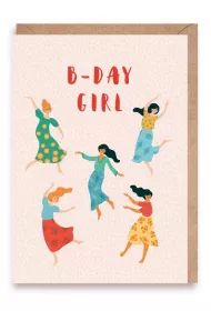 Cardie Kartka urodzinowa B-Day Girl + eko koperta