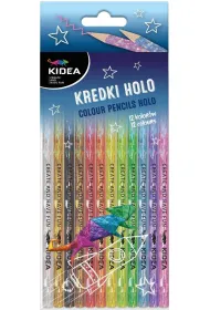 Derform Kredki Holo 12 szt.