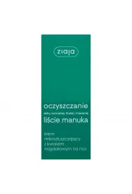 Ziaja Licie Manuka Oczyszczanie krem mikrozuszczajcy z kwasem migdaowym na noc 50 ml