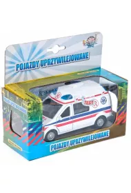 Auto Pogotowie metalowe z d�wi�kiem 12cm  HKG003P Hipo