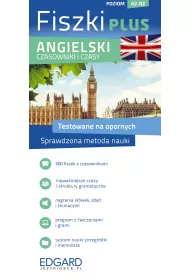 Fiszki plus. Angielski. Czasowniki i czasy. Poziom A2-B2