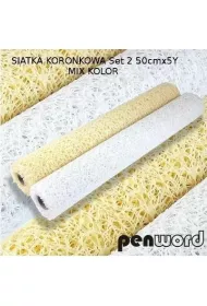 Penword Siatka koronkowa 50 cmx457 cm