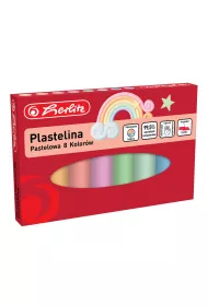 Herlitz Plastelina pastelowa 8 szt.