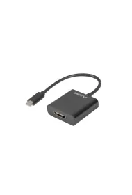 Lanberg Adapter USB CM - HDMI F czarny 15 cm