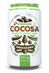 Cocosa Woda kokosowa gazowana 330 ml