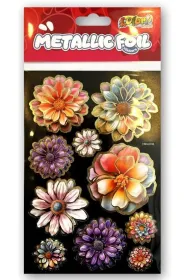 Naklejki foliowe Metalic Double Flowers PENMATE
