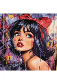 Ideyka Malowanie po numerach - Nowoczesna Kr�lewna 40x40cm