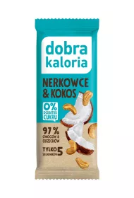 Dobra Kaloria Baton owocowy kokos i orzech 35 g