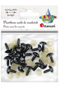 Titanum Nosy do maskotek plastikowe tr�jk�tne 20 szt