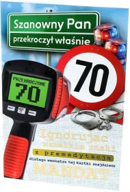 Yeku Karnet Urodziny 70