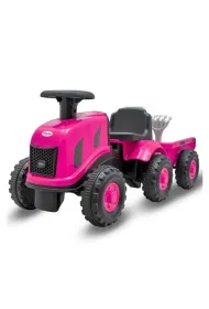 Je�dzide�ko traktor z przyczep� Benny r�owy Baby Mix