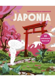 Japonia. Kolorowanka po numerach
