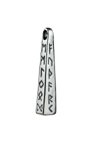 Sotis Obelisk runiczny, oksydowany Ag925, 7g
