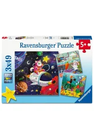 Puzzle dla dzieci 3x49 el. 2D Dzieci i nauka Ravensburger