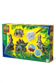 Odlewy gipsowe 3D Dinozaury Ses Creative