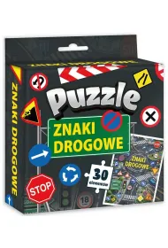 PUZZLE ZNAKI DROGOWE Kangur