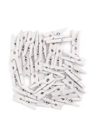 Dalprint Klamerki mini White 30 szt.