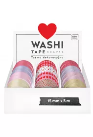 Interdruk INT Ta�ma dekoracyjna Hearts 15mm x 5m