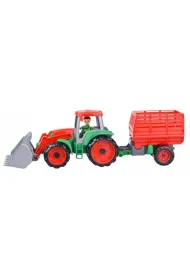 Lena Truxx Traktor z �y�k� i przyczep� 53cm